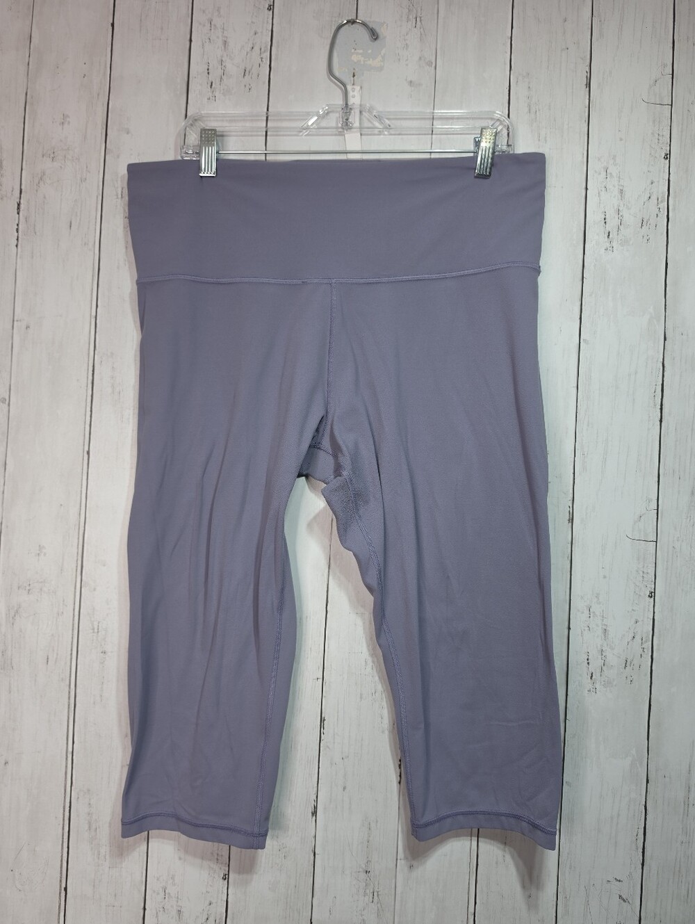 Athleta Women's Purple Ultra High Rise Tight Elation Capri Cropped Size 2X.